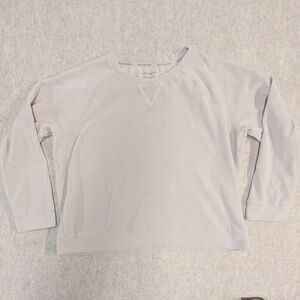 Andrew Marc Soft Cream Off White Long Sleeved Shirt Sweatshirt Mens XXL